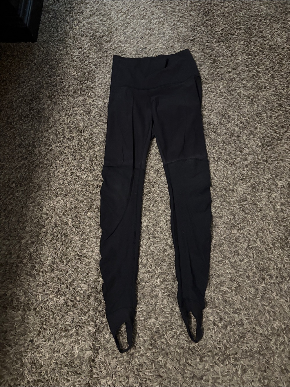 lululemon athletica Black Stirrup High-Waist Leggings